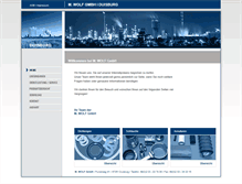 Tablet Screenshot of m-wolf-gmbh.com